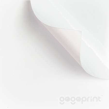 Bílá lesklá vinylová fólie z PVC