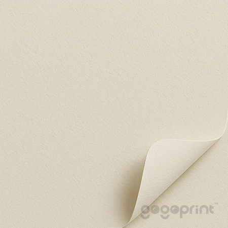 Natural white embossed paper